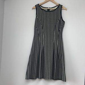 Max Studio Size Medium Houndstooth Print Dress